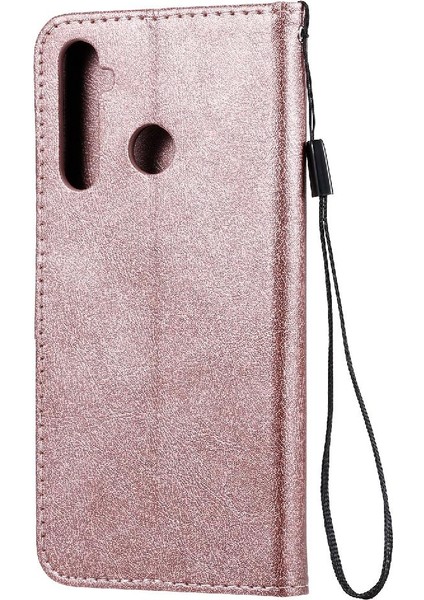 Kart Yuvası ile Realme 5 Pro Için Flip Case Iş Cüzdan Telefon Kılıfı Katı (Yurt Dışından) fırsatları