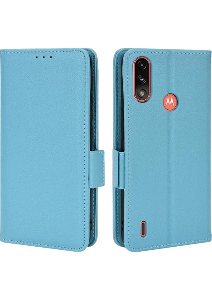 Motorola Moto E7I Güç Pu Deri Kart Yuvaları Tutucu Yan Toka (Yurt Dışından) indirimleri