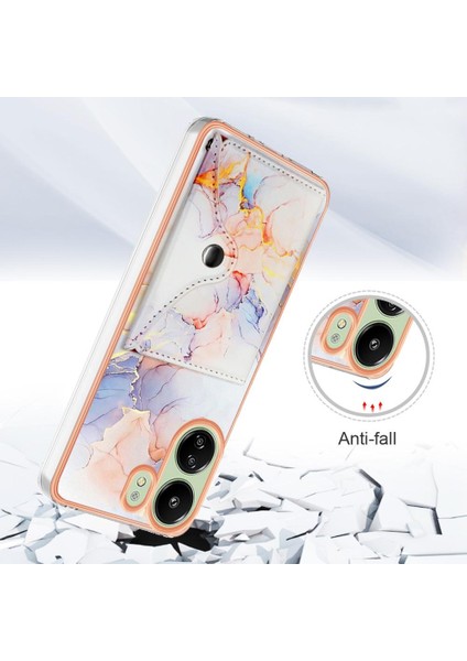 Xiaomi Redmi Için Kılıf Redmi 4g Mermer Kart Yuvaları Yumuşak Tpu Tampon Ince Cüzdan (Yurt Dışından) fiyatları