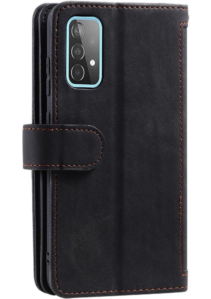 BDT Market Samsung Galaxy Için Flip Case A52S 5g Kordon Cüzdan Kickstand 9 Kart Yuvaları (Yurt Dışından)