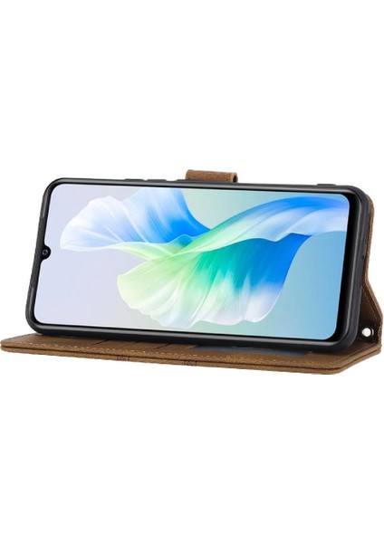 Vivo V23E 5g Manyetik Kapatma Için Flip Case Cüzdan Kılıf Pu Deri (Yurt Dışından) fırsatları