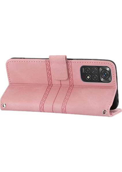 Xiaomi Redmi Not 11 Için Flip Case Pro Artı 5g Cüzdan Kılıf Darbeye Pu (Yurt Dışından)