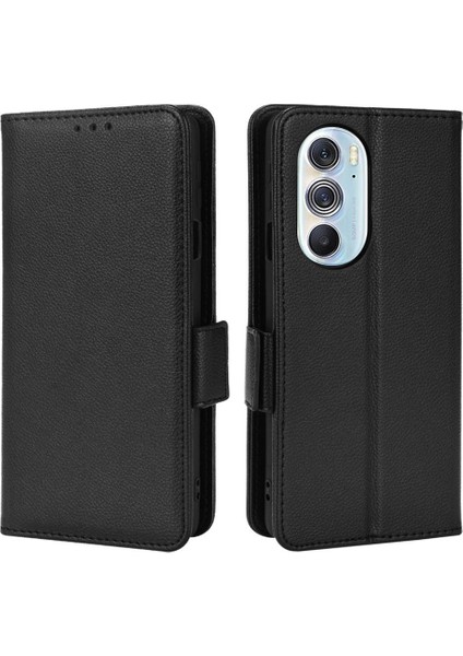 Motorola Moto Kenar X30 Yan Toka Pu Deri Kart Yuvaları Tutucu (Yurt Dışından)