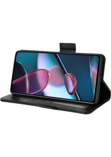 Motorola Moto Kenar X30 Yan Toka Pu Deri Kart Yuvaları Tutucu (Yurt Dışından) modelleri