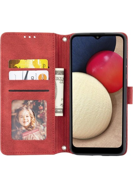 Samsung Galaxy M02S Için Flip Case Cüzdan Kılıf Darbeye Koruyucu Pu (Yurt Dışından) indirimleri