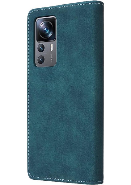 Xiaomi 12T Flip Kapak Için Flip Case Darbeye Deri Kılıf Cüzdan Basit (Yurt Dışından) modelleri