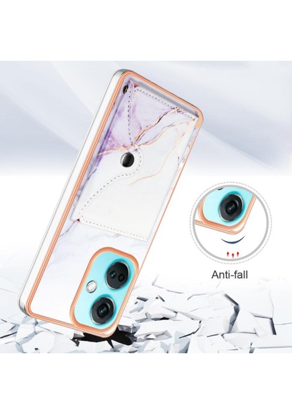 Oneplus Nord Ce 3 Mermer Yumuşak Tpu Tampon Ince Cüzdan Kart Yuvaları Için Kılıf (Yurt Dışından) fırsatları