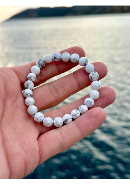 Doğaltaş 8 mm Havlit Taşı Bileklik Aa Kalite fiyatları