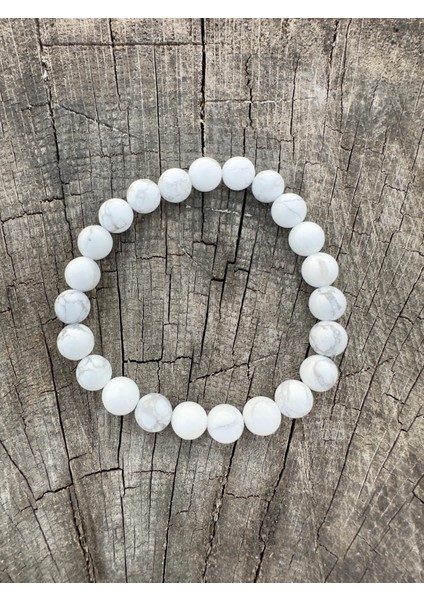 Doğaltaş 8 mm Havlit Taşı Bileklik Aa Kalite indirimleri