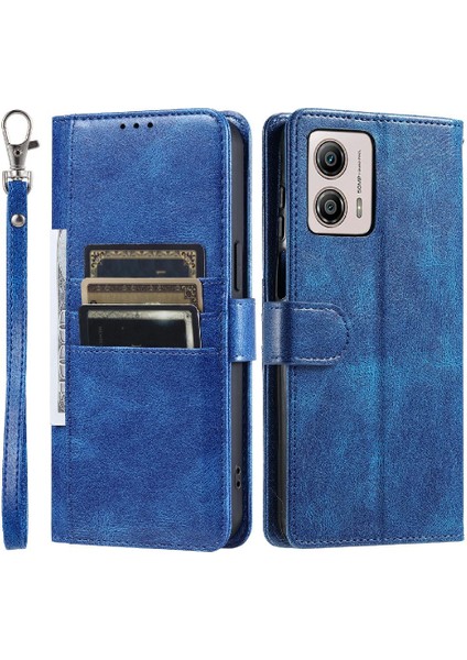 Motorola Moto Flip J/motorola Y Cüzdan 6 Kart Yuvaları Kickstand Pu Için Flip Case (Yurt Dışından)