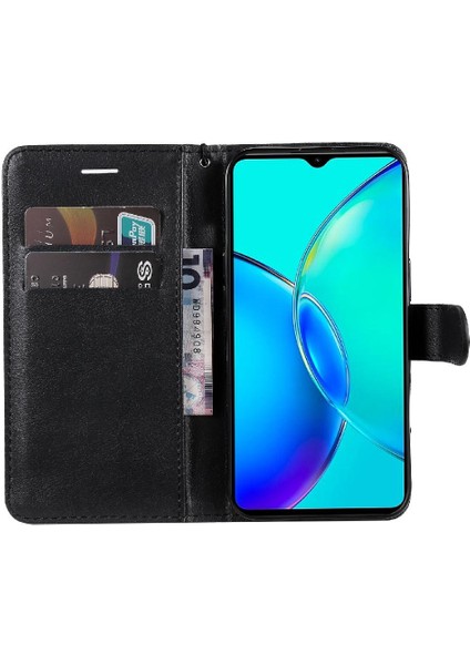 Vivo Y27 4g Klasik Düz Renk Için Flip Case Yüksek Kalite Deri Cüzdan (Yurt Dışından) fırsatları