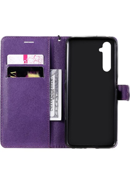 Kart Yuvası Katı ile Realme 6 Pro Iş Cüzdan Telefon Kılıfı Için Flip Case (Yurt Dışından) indirimleri