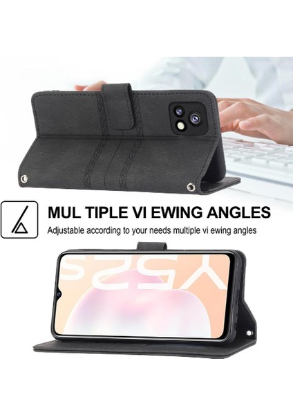 Vivo Y52S Için Flip Case Pu Deri Cüzdan Kılıf Kickstand Darbeye (Yurt Dışından) indirimleri