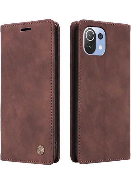 Xiaomi 11 Lite Için Flip Case Kapak Kılıf Basit Iş (Yurt Dışından)