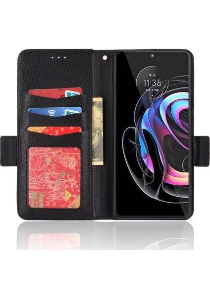 Motorola Moto Kenar 20 Pro Için Kılıf Yan Toka Manyetik Cüzdan Pu Deri (Yurt Dışından) indirimleri