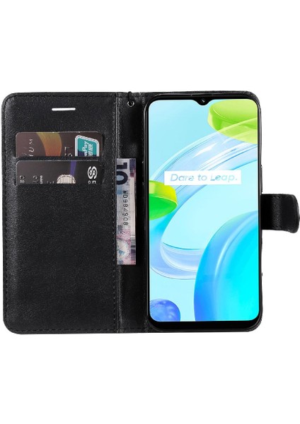 Realme C30 4g Yüksek Kaliteli Deri Iş Cüzdan Telefon Için Flip Case (Yurt Dışından) fırsatları