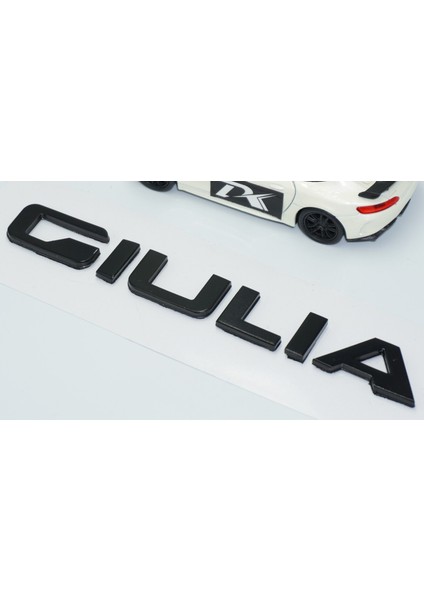 Alfa Romeo Giulia Siyah Abs 3m 3D Bagaj Yazı Logo Arma modelleri