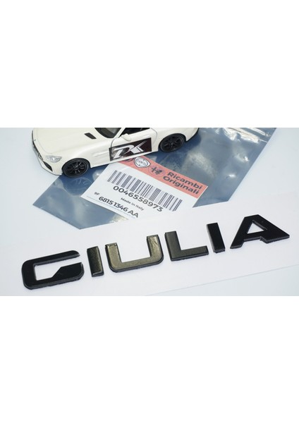 Alfa Romeo Giulia Siyah Abs 3m 3D Bagaj Yazı Logo Arma indirimleri