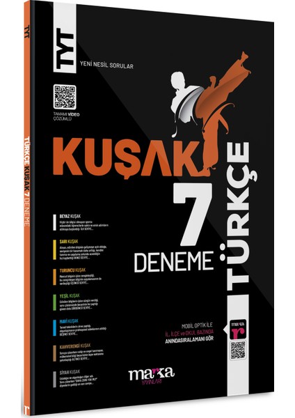 2024 TYT Türkçe Kolaydan Zora 7 Kuşak Deneme Tamamı Video Çözümlü