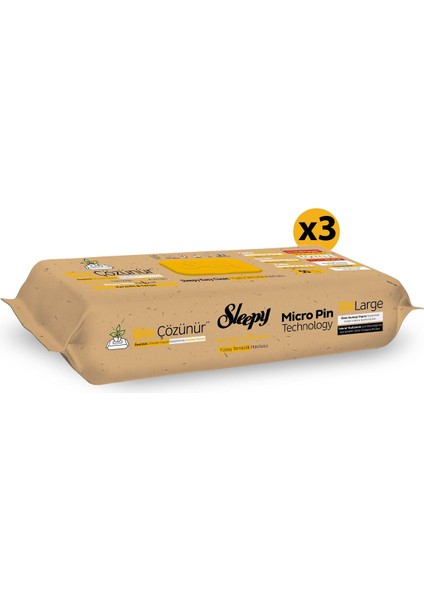 Bio Çözünür Yüzey Temizlik Havlusu&Mendili Karanfil&Tarçın 3x50 (150 Yaprak)
