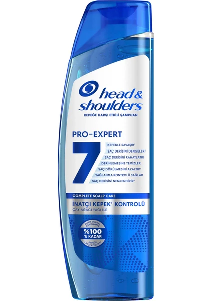 Head & Shoulders Pro-Expert 7 Çay Ağacı ile Inatçı Kepek Kontrolü Şampuan 300 ml