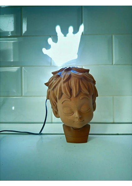 Küçük Kral 3D Model Gece Lambası
