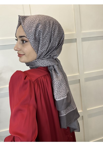 Scarf Pamuk Soft Şal Renkli Çizgi Desenli 2024 01015