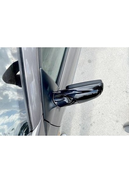 Renault Megane 2 2002-2009 Batman Yarasa Ayna Kapağı Piano Black Abs Plastik