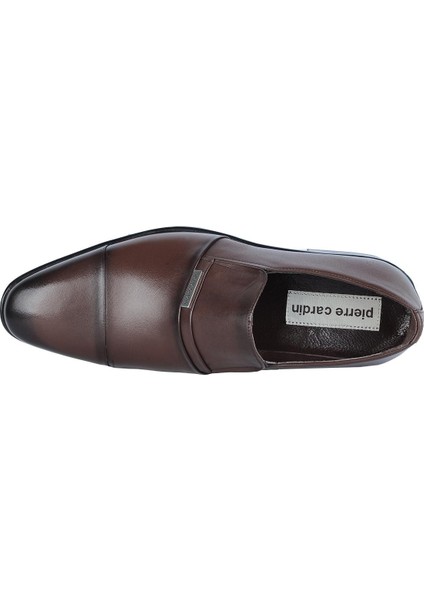 120460 Exclusıve Kahve Deri Erkek Klasik Ayakkabı modelleri