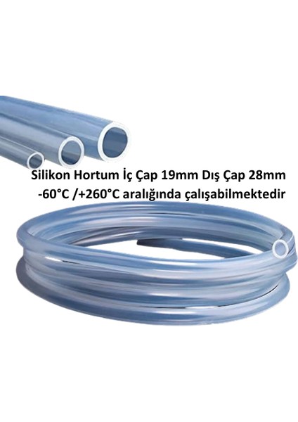 Silikon Hortum 19*28 250 Derece Isıya Dayanıklı