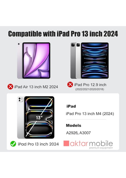 iPad Pro 13 M4 2024 Uyumlu Ekran Koruyucu Nano Kırılmaz Esnek Üstün Koruma