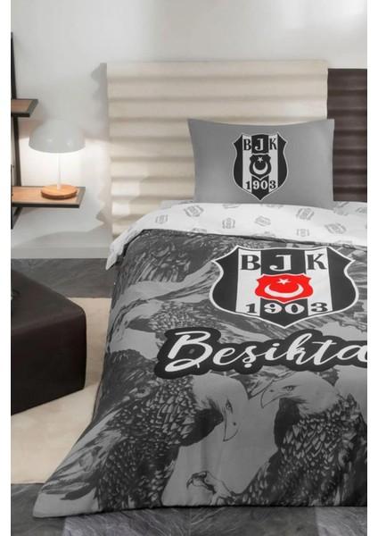 Lisanslı Beşiktaş Kartal Tek Kişilik Nevresim Takımı