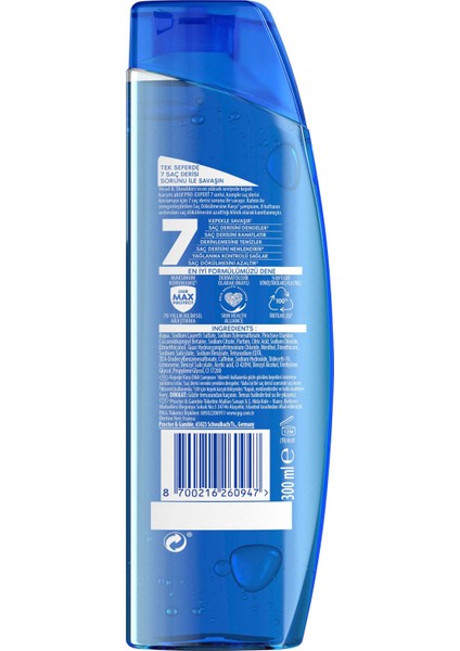 Head & Shoulders Kepek Karşıtı Pro-Expert 7 Dökülme Savunması Kafeinli 300ML Şampuan