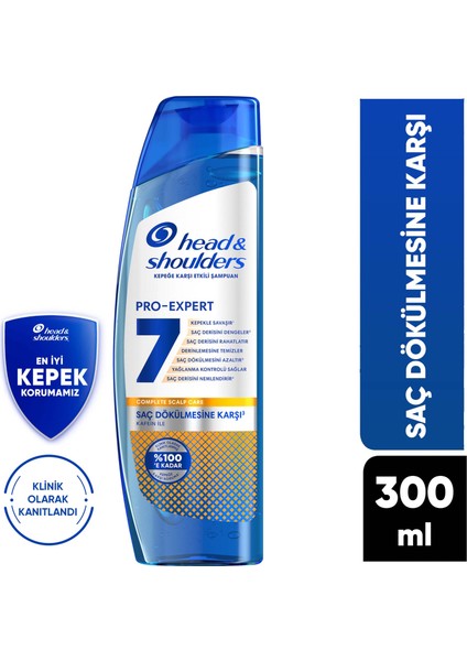 Head & Shoulders Kepek Karşıtı Pro-Expert 7 Dökülme Savunması Kafeinli 300ML Şampuan