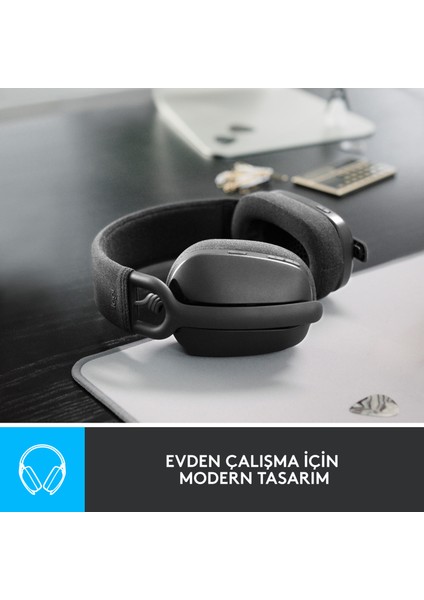 Zone Vibe 100 Mikrofonlu Kablosuz Bluetooth Kulak Üstü Kulaklık - Siyah