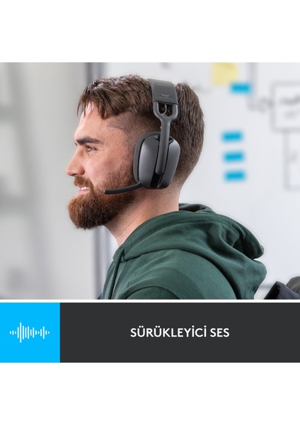 Zone Vibe 100 Mikrofonlu Kablosuz Bluetooth Kulak Üstü Kulaklık - Siyah