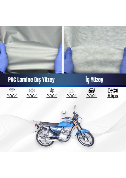 Ultra Shop Falcon Sport 100 Su Geçirmez Motosiklet Branda 4 Mevsime Uygun Motor Brandası