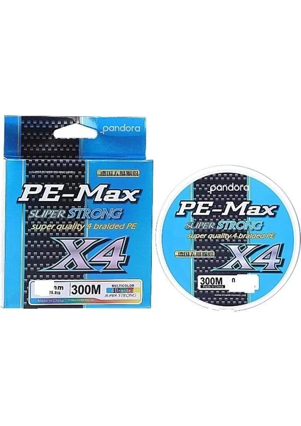 Pe-Max 4 Kat Multı Color 300MT Ip Misina