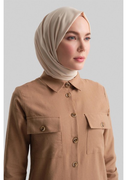 Tunik Elbise 24YD6404 Camel