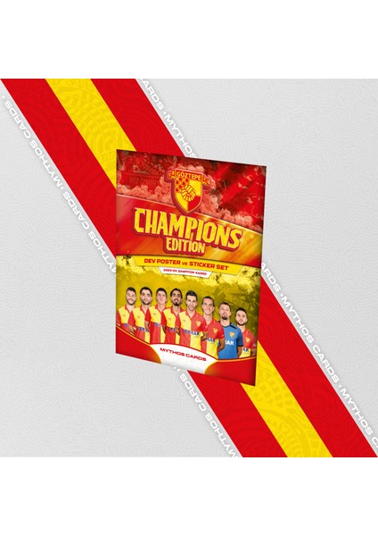 Mythos Cards Göztepe - The Champions Poster ve Çıkartma Seti