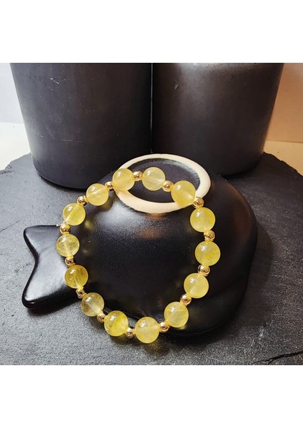 Sitrin Orjinal Doğal Taş Kadın ve Erkek Bileklik / Bolluk, Bereket, Başarı ve Mutluluk Bilekliği fiyatları