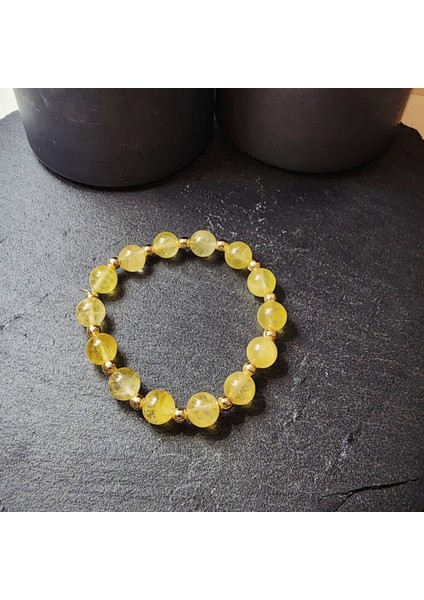 Sitrin Orjinal Doğal Taş Kadın ve Erkek Bileklik / Bolluk, Bereket, Başarı ve Mutluluk Bilekliği modelleri