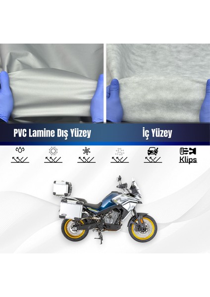 Ultra Shop Cf Moto 800 mt Touring 4 Mevsim Motosiklet Branda Su Geçirmez Motor Brandası
