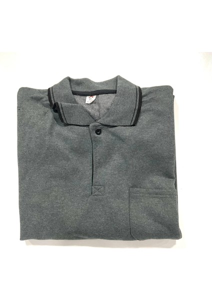 Polo Yaka Uzun Kollu 4 Mevsim Sweatshirt