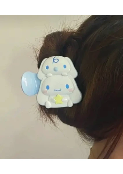 Cinnamoroll Sanrio Sakura Büyük Boy Büyük Boy Kışkaçlı Mandal Toka