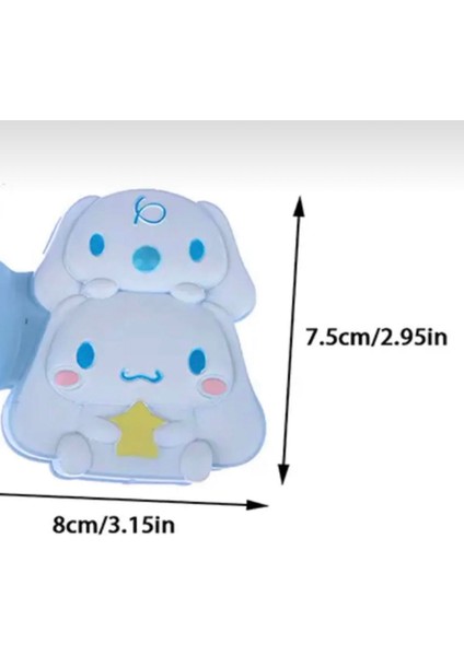 Cinnamoroll Sanrio Sakura Büyük Boy Büyük Boy Kışkaçlı Mandal Toka