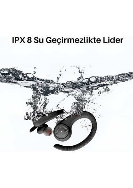 MoveBuds Siyah H1 Ultra Net Telefon Görüşmesi IPX8 5.2 Bluetooth Kulak İçi Kulaklık