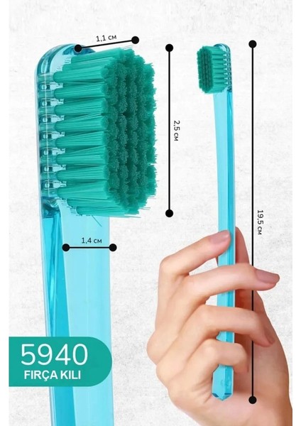 Pro 5940 Ultra Soft Diş Fırçası Yeşil-Yeşil