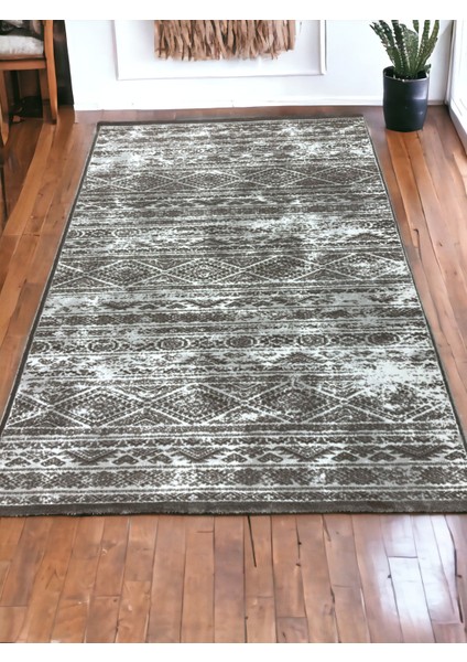 Laura Koleksiyonu 4 Metrekare 150x230cm Bej Renk Akrilik Iplik Saçaksız Makine Dokuma Salon Mutfak Yatak Odası Halısı