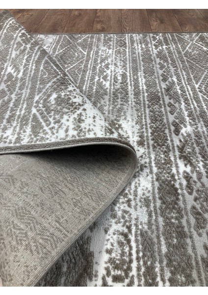 Laura Koleksiyonu 4 Metrekare 150x230cm Bej Renk Akrilik Iplik Saçaksız Makine Dokuma Salon Mutfak Yatak Odası Halısı modelleri